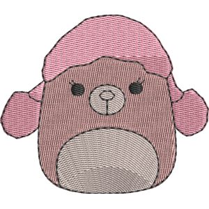 Chloe the Poodle Squishmallows Free Machine Embroidery Design