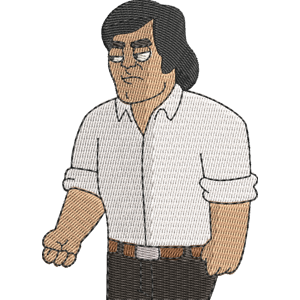 Stelio Kontos American Dad! Free Machine Embroidery Design