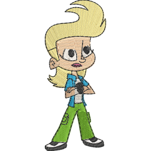 Joni West Johnny Test Free Machine Embroidery Design