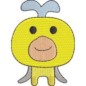 Monapatchi Tamagotchi Free Machine Embroidery Design