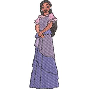 Isabela Madrigal from Encanto Free Coloring Page for Kids