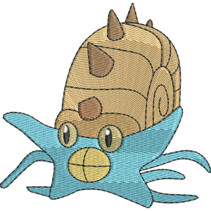 Omastar 1 Pokemon Free Coloring Page for Kids