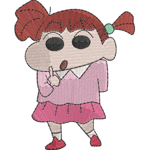 Nene Sakurada Crayon Shin chan Free Machine Embroidery Design