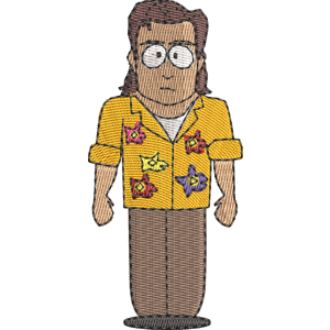 Eric Roberts South Park Free Machine Embroidery Design