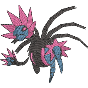 Iron Jugulis Pokemon Free Machine Embroidery Design