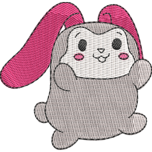 Heartly the Bunny Pikmi Pops Free Machine Embroidery Design