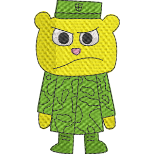 Acidice Happy Tree Friends Free Machine Embroidery Design