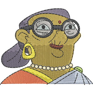 Mrs. Apu Sally Bollywood Super Detective Free Coloring Page for Kids