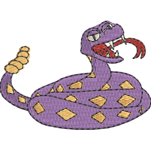 The Rattlesnake Happy Tree Friends Free Machine Embroidery Design