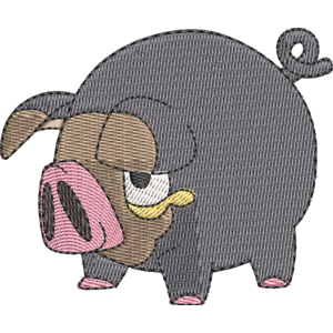 Lechonk Pokemon Free Machine Embroidery Design