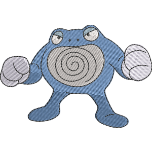Poliwrath Pokemon Free Coloring Page for Kids