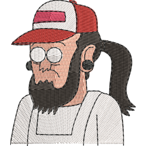 Ajay Maldonaldo Regular Show Free Machine Embroidery Design