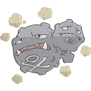 Weezing Pokemon Free Coloring Page for Kids