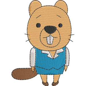 Bibanuma Aggretsuko Free Coloring Page for Kids