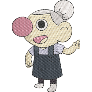 Barb Summer Camp Island Free Machine Embroidery Design
