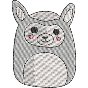 Bailey the Llama Squishmallows Free Machine Embroidery Design