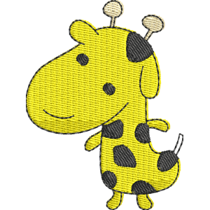 Giraffetchi Tamagotchi Free Coloring Page for Kids