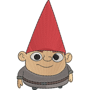 Pocket Gnome Alone Free Coloring Page for Kids