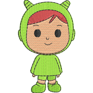 Nina Pocoyo Free Machine Embroidery Design