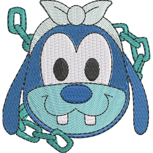 Ghost of Jacob Marley Disney Emoji Blitz Free Machine Embroidery Design