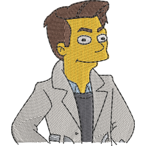 Andrew Rannells Simpsons Free Machine Embroidery Design