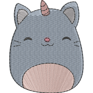 Adrina the Caticorn Squishmallows Free Machine Embroidery Design