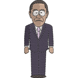 Barack Obama South Park Free Coloring Page for Kids