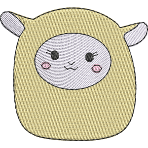 Addison the Lamb Squishmallows Free Machine Embroidery Design