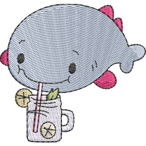 Niji the Whale Shark Pikmi Pops Free Machine Embroidery Design