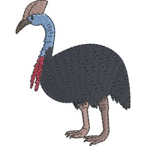 Cassowary Regular Show Free Coloring Page for Kids