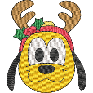 Holiday Pluto Disney Emoji Blitz Free Coloring Page for Kids