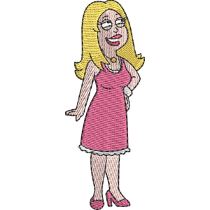 Francine Smith American Dad! Free Machine Embroidery Design