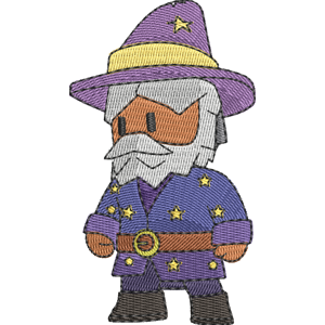 Wizard Stumble Guys Free Machine Embroidery Design