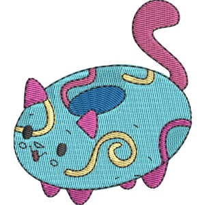 Munkki the Kitten Pikmi Pops Free Machine Embroidery Design