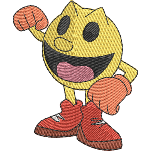 Pacster Pac Man Free Machine Embroidery Design