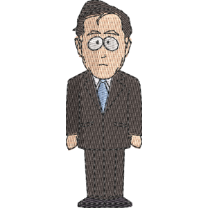 Gordon Brown South Park Free Machine Embroidery Design