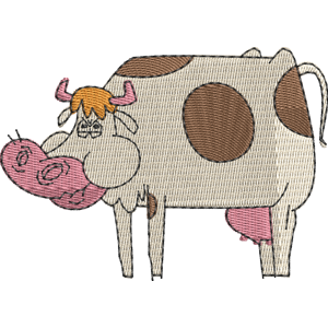 Cow Zig & Sharko Free Machine Embroidery Design