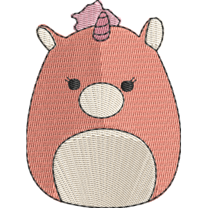 Angelie the Unicorn Squishmallows Free Machine Embroidery Design