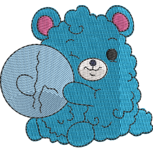 Love the Bear Pikmi Pops Free Machine Embroidery Design