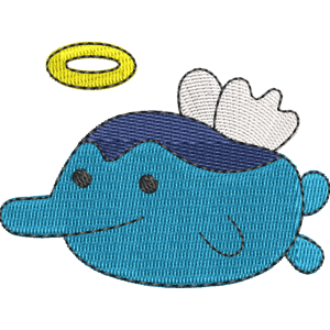 Ginjirotchi Angel Tamagotchi Free Coloring Page for Kids