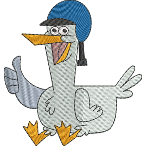 Random Stunt Duck Grojband Free Machine Embroidery Design