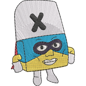 X Alphablocks Free Machine Embroidery Design