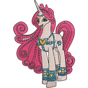 Princess Amore My Little Pony Friendship Is Magic Free Coloring Page for Kids