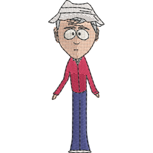 Bob Denver South Park Free Machine Embroidery Design