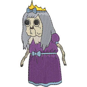 Old Lady Princess Adventure Time Free Machine Embroidery Design