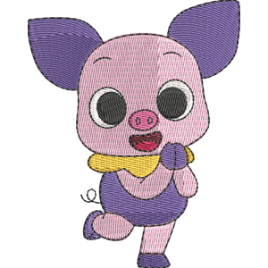 Lila Pinkfong Free Machine Embroidery Design