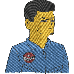 Race Banyon Simpsons Free Machine Embroidery Design