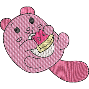 Scoots the Sea Otter Pikmi Pops Free Machine Embroidery Design