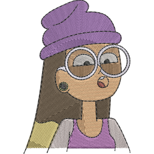 Hipster girl Boy Girl Dog Cat Mouse Cheese Free Coloring Page for Kids