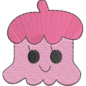 Pinkbotchi Tamagotchi Free Coloring Page for Kids